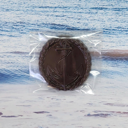 Chocolate Anchor Favor Round
