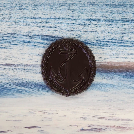Chocolate Anchor Favor Round