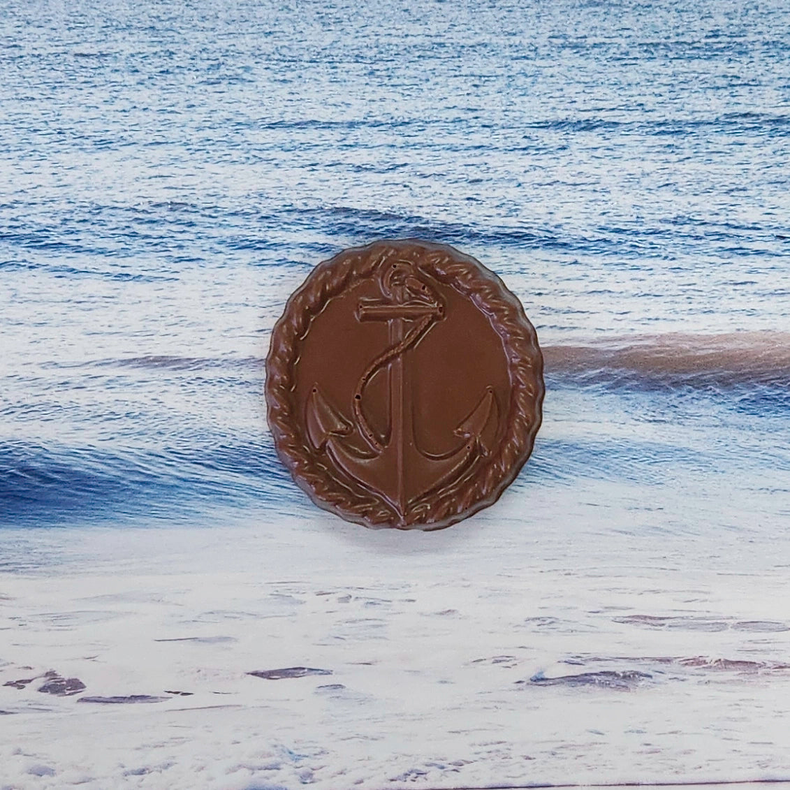Chocolate Anchor Favor Round