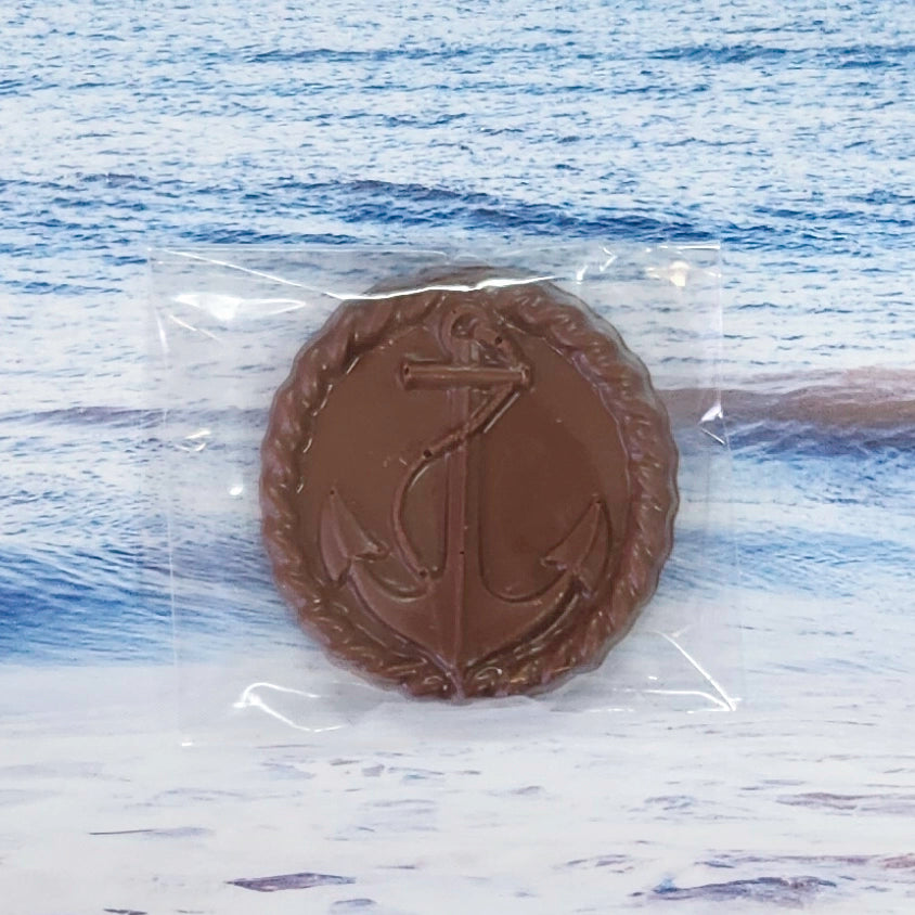 Chocolate Anchor Favor Round