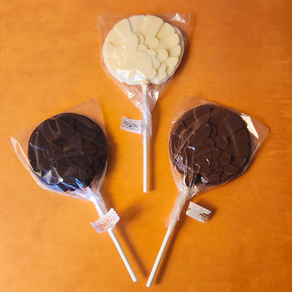 Round Turkey Lollipop - Available in Milk, Dark or White Chocolate