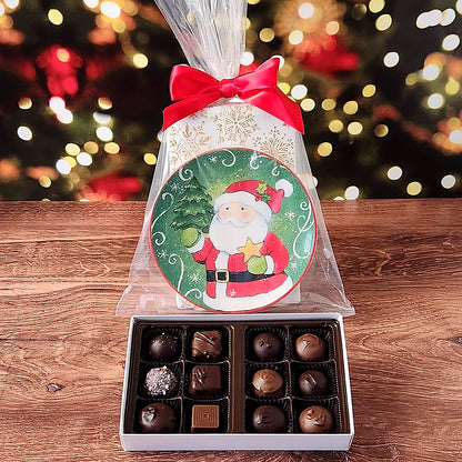 Jolly Santa Plate Set with Popular Assortment
