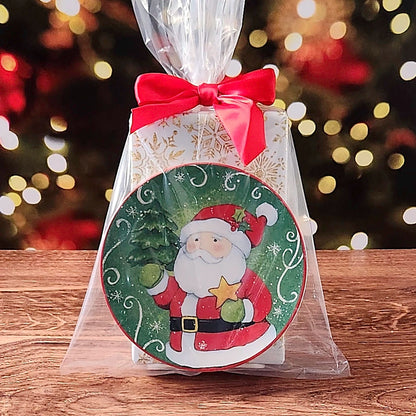 Jolly Santa Plate Set with Popular Assortment