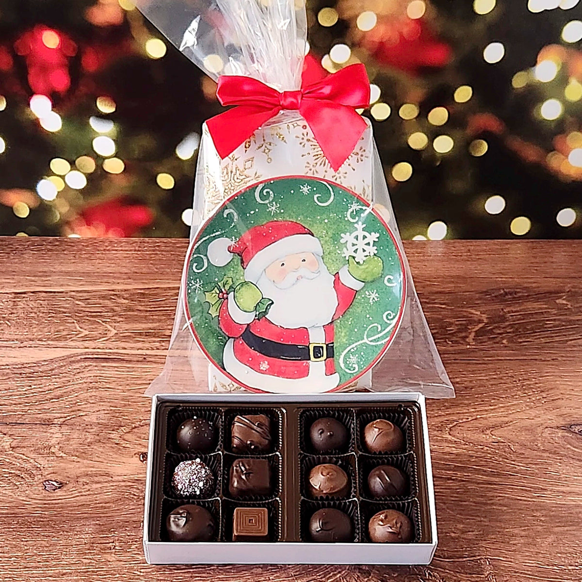 Jolly Santa Plate Set with Popular Assortment