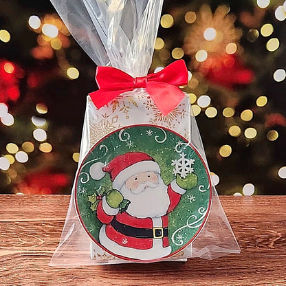 Jolly Santa Plate Set with Popular Assortment