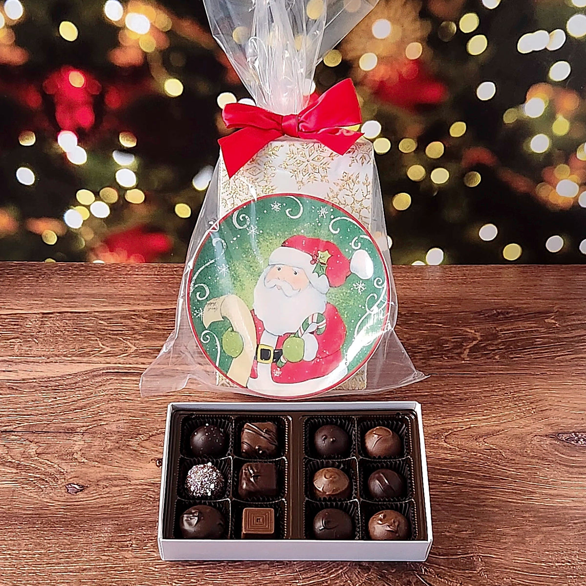 Jolly Santa Plate Set with Popular Assortment