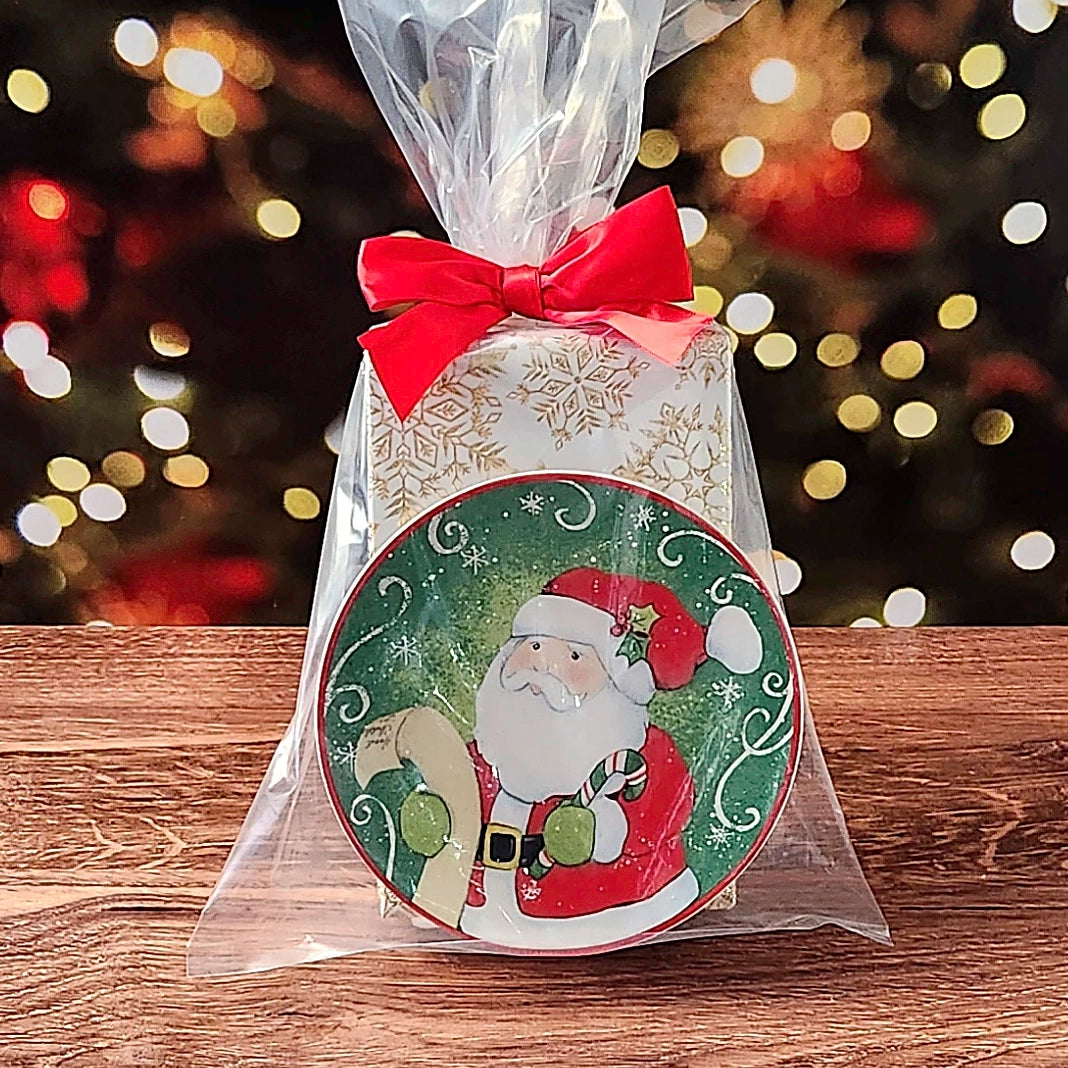 Jolly Santa Plate Set with Popular Assortment