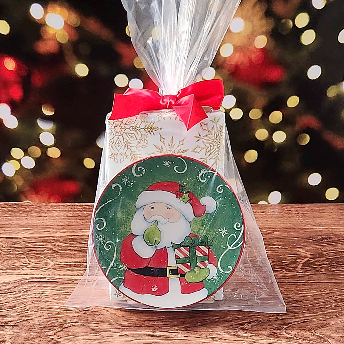 Jolly Santa Plate Set with Popular Assortment