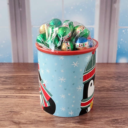 Christmas Penguin Gift Mug with Chocolates