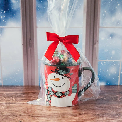 Snowman Christmas Gift Mug with Chocolates