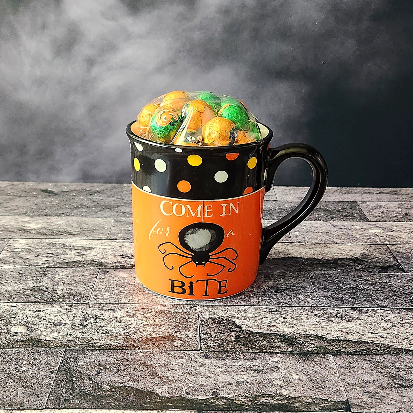Come In For A Bite Halloween Spider Gift Mug