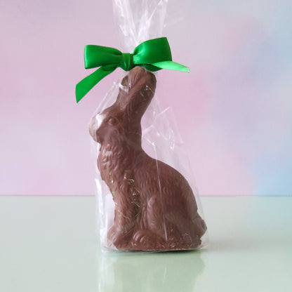 Solid Milk Chocolate 3D Sitting Bunny