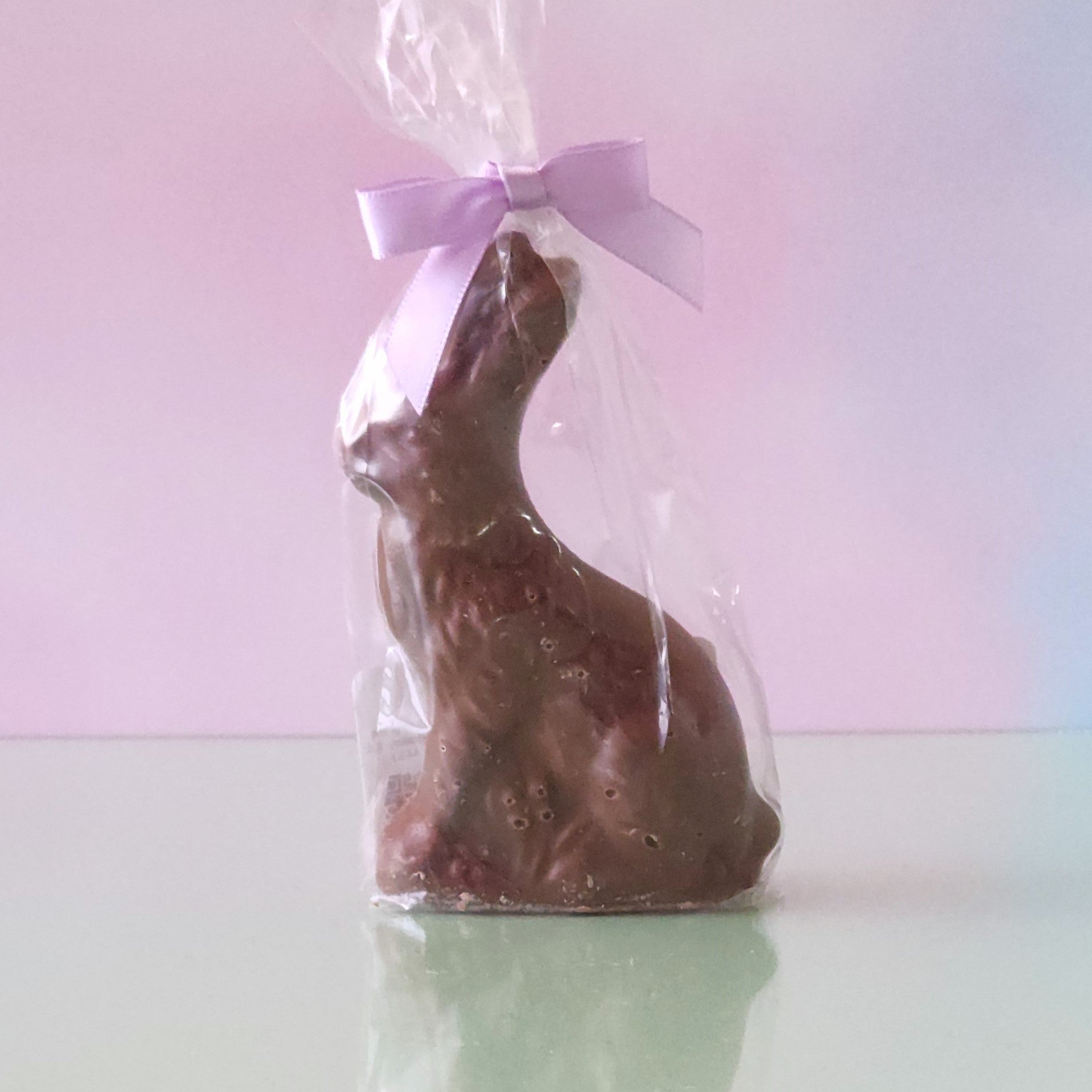 Small Solid Milk Chocolate 3D Sitting Bunny