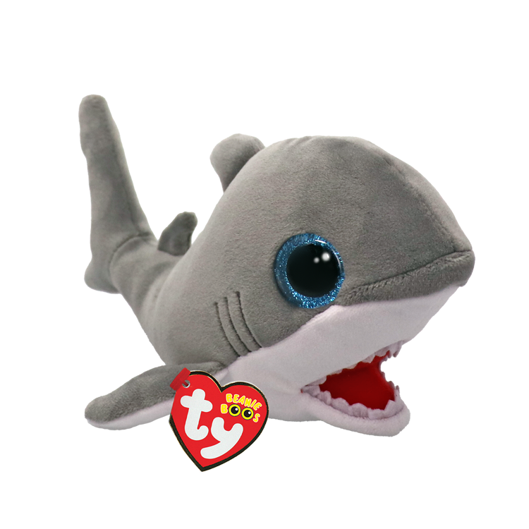 Finnegan - Grey Shark- Beanie Boos