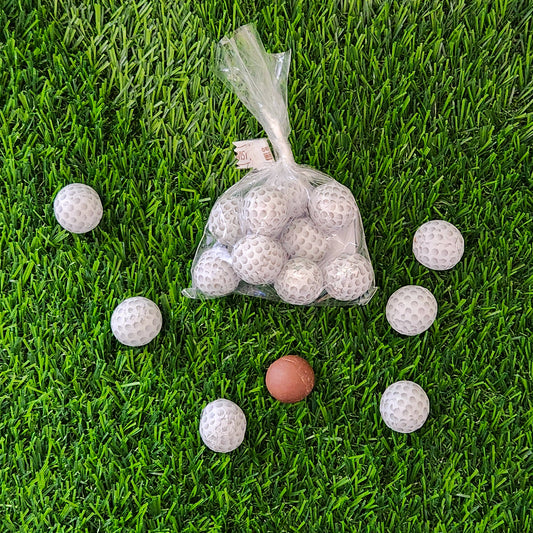 Milk Chocolate foiled golf balls. A fun treat for any sports fan.