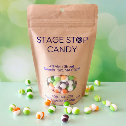 These Tricksters have been freeze dried into a crunchy, crispy candy treat. Each bag contains a mix of sour or sweet pieces.