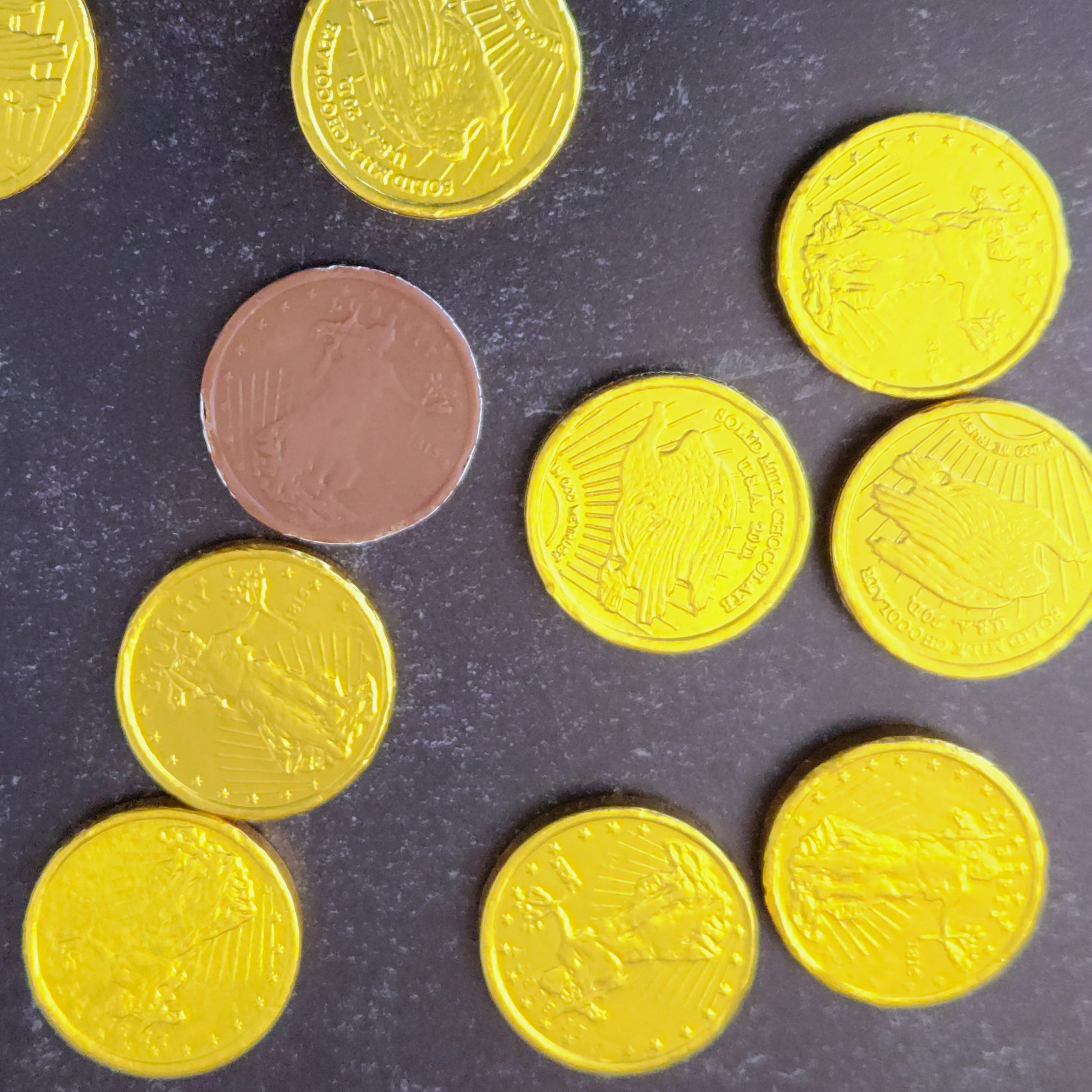 Chocolte Coin Milk Chocolate Foiled Coins – Stage Stop Candy
