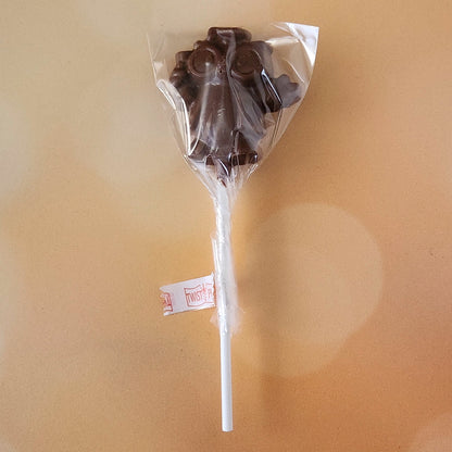 Graduation Owl Milk Chocolate Lollipop