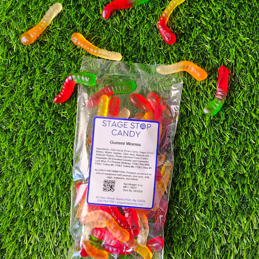 Enjoy a burst of fruity flavors with our colorful Gummi Worms, perfect for snacking and adding fun to your day. Each 6-ounce bag offers a chewy, sweet adventure that everyone will love.