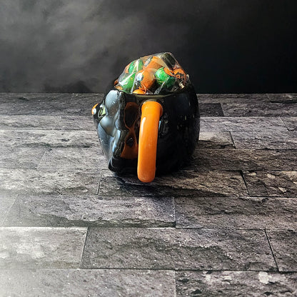Scaredy Cat Halloween Gift Mug with Chocolate