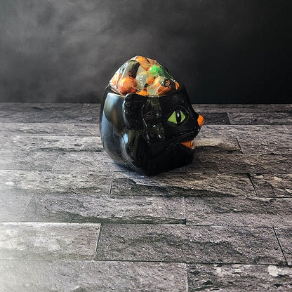 Scaredy Cat Halloween Gift Mug with Chocolate