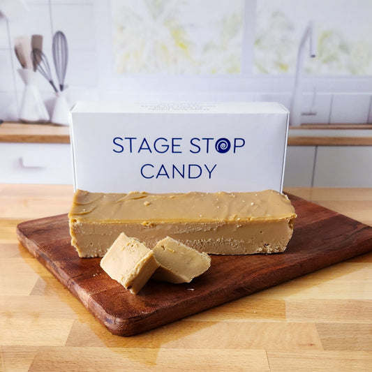 Indulge in the rich, molasses like flavor of our Penuche Fudge, a creamy confection made from brown sugar, butter, and milk. Perfectly smooth and decadently sweet, this classic treat is a must-have for any fudge lover.