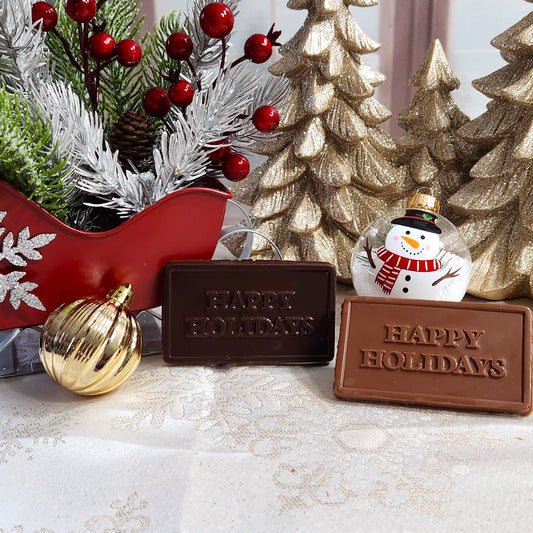 Happy Holidays Chocolate Greeting Card