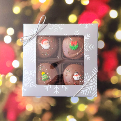 Winter Holiday Peanut Butter Cup Gift Box