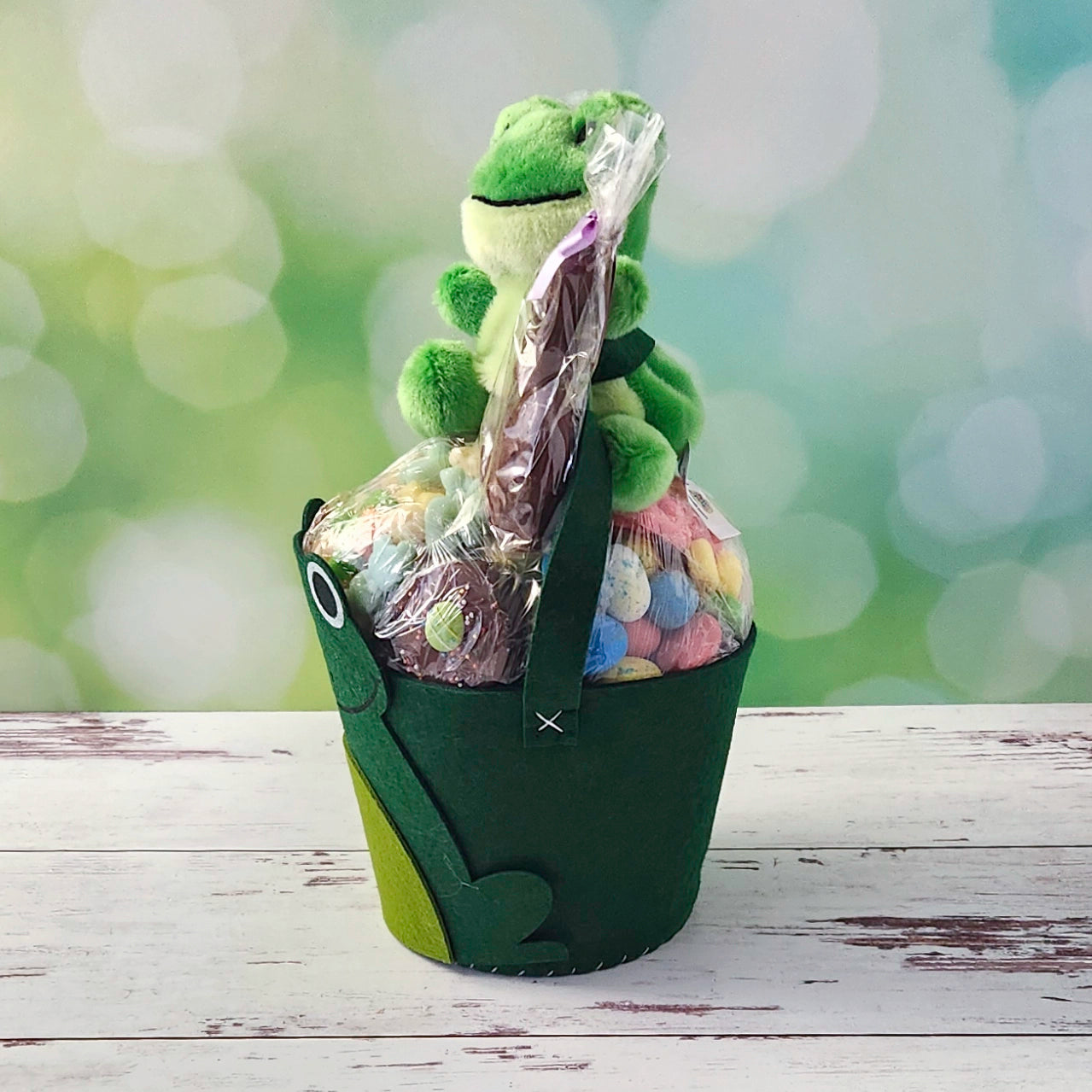 Hoppy Pond Easter Candy Basket