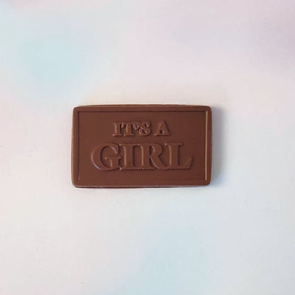 It's a Girl Chocolate Card Baby Shower Gift