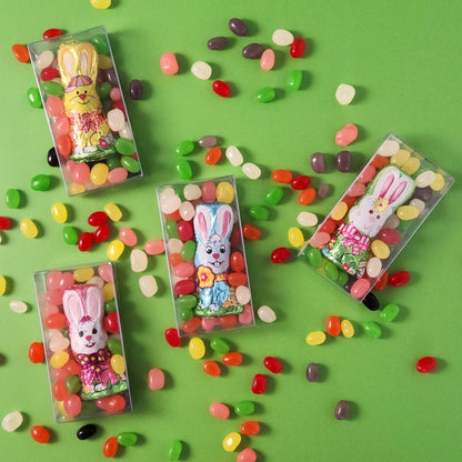 Foiled Bunny And Jelly Bean Snack Pack