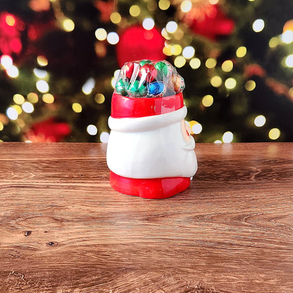 Whimsical Santa Gift Mug with Chocolate