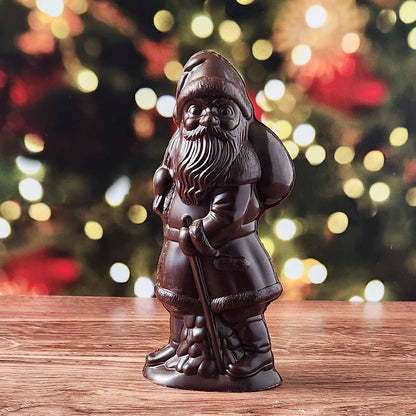 Large 3D Chocolate Santa – A Solid Holiday Classic