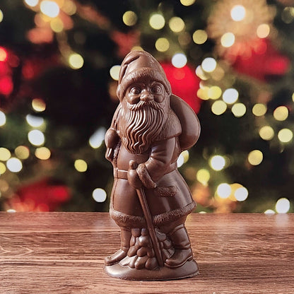 Large 3D Chocolate Santa – A Solid Holiday Classic