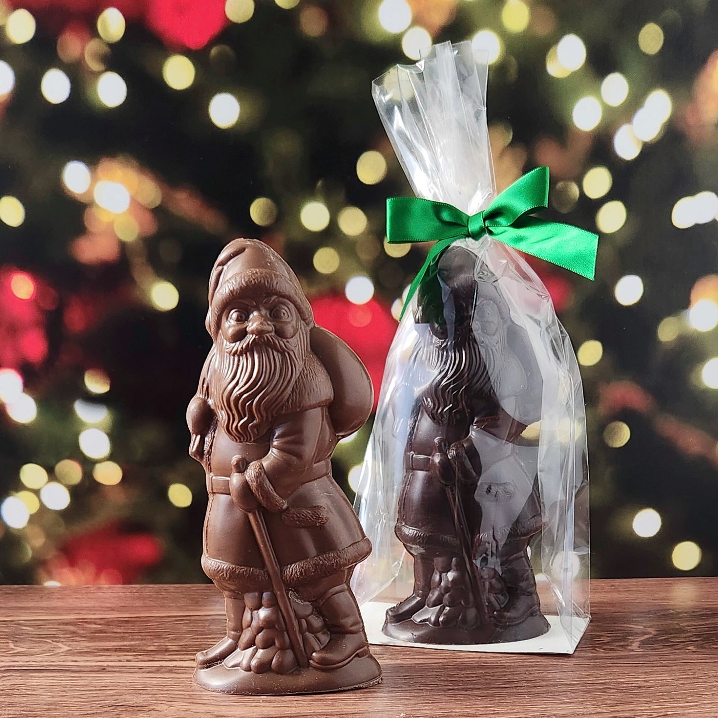 Large 3D Chocolate Santa – A Solid Holiday Classic