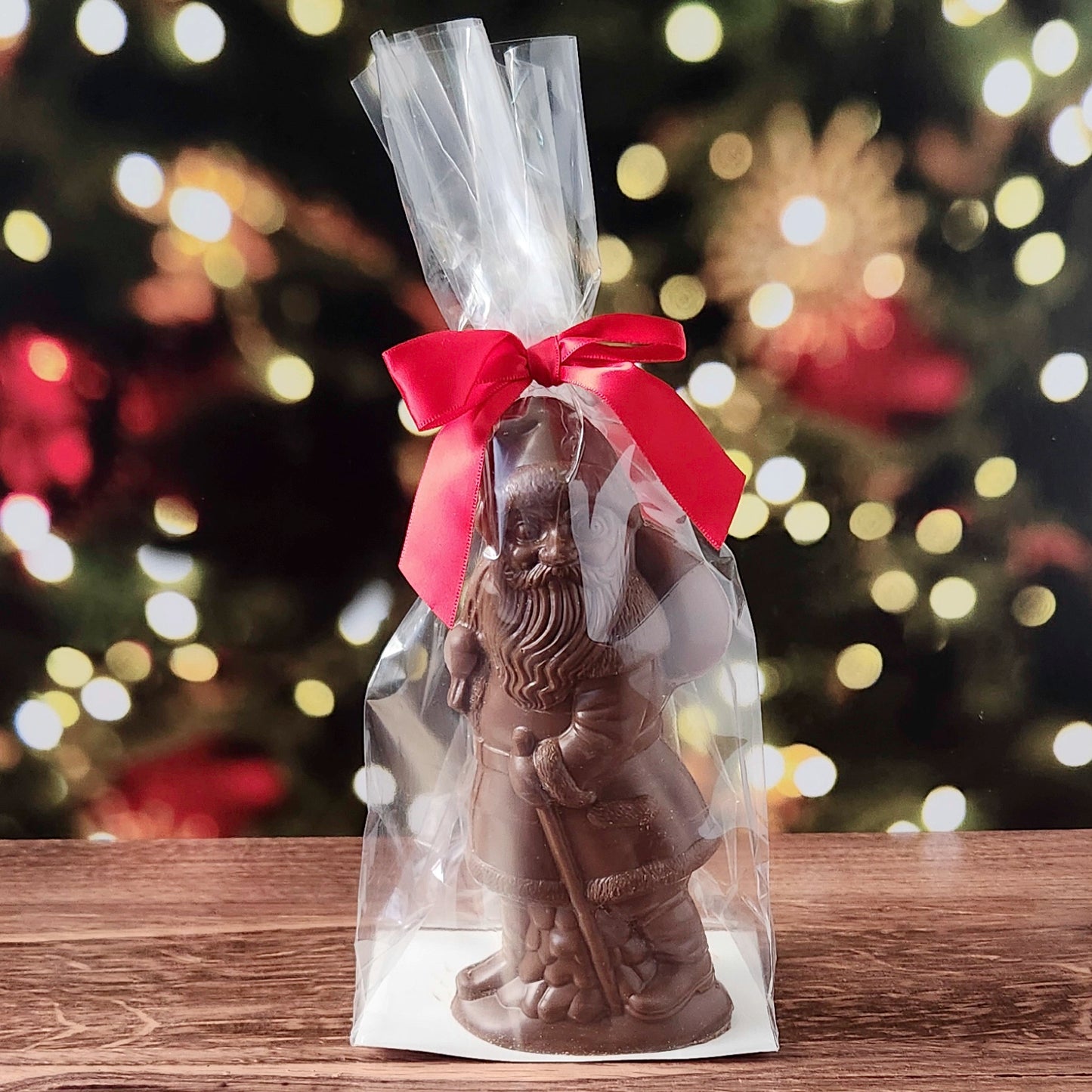 Large 3D Chocolate Santa – A Solid Holiday Classic