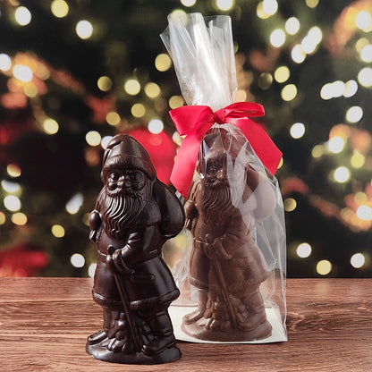 Large 3D Chocolate Santa – A Solid Holiday Classic