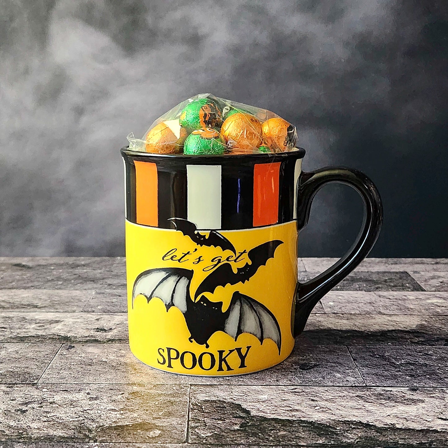 Let's Get Spooky Halloween Gift Mug with Chocolate