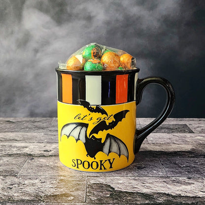 Let's Get Spooky Halloween Gift Mug with Chocolate