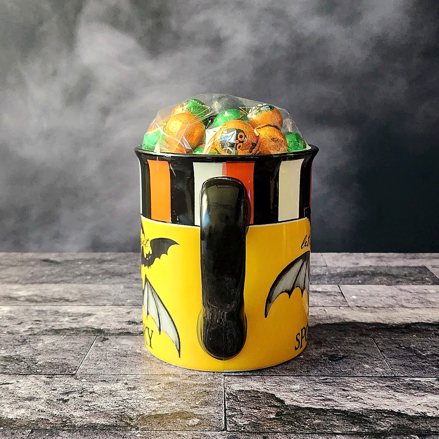 Let's Get Spooky Halloween Gift Mug with Chocolate
