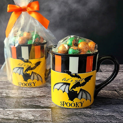 Let's Get Spooky Halloween Gift Mug with Chocolate