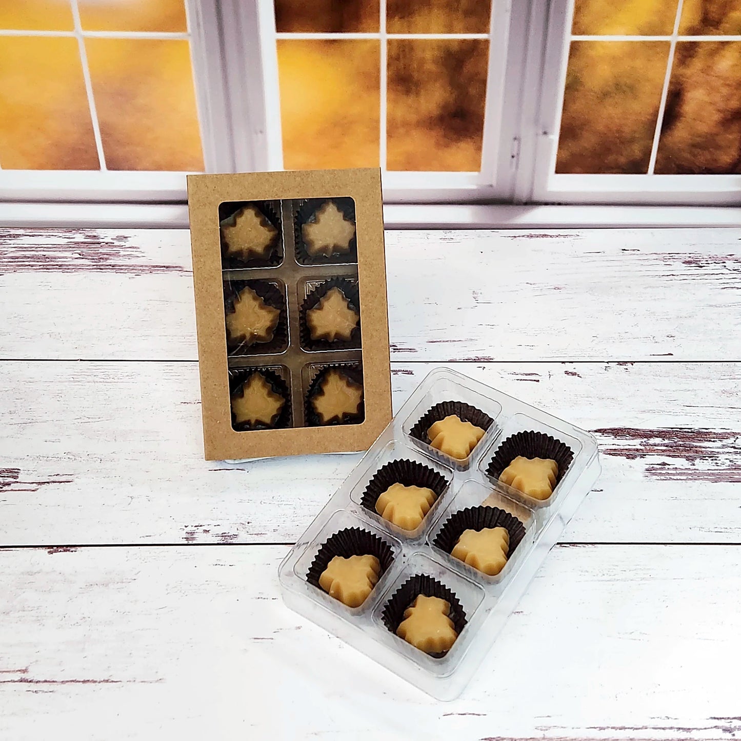 Pure Maple Candy Maple Leaves 6 Piece Box