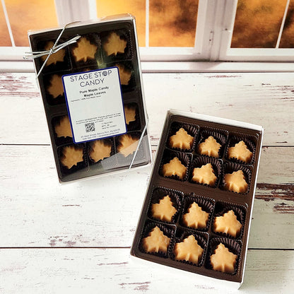 Pure Maple Candy Maple Leaves 12 Pieces