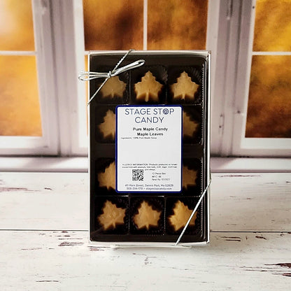 Pure Maple Candy Maple Leaves 12 Pieces