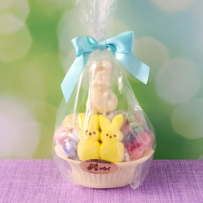 Medium Chocolate Basket with Bunny Pop ***In Store Pick-Up Only***