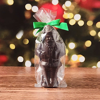 Medium Solid 3D Chocolate Santa – A Sweet Holiday Icon