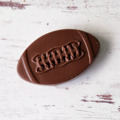 A Milk Chocolate Football perfect for team gifts or any sports fan.