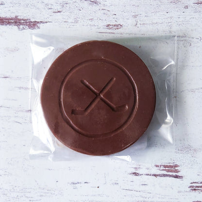 Calling all sports fans. Take your snacking game to the next level with our Milk Chocolate Hockey Puck.