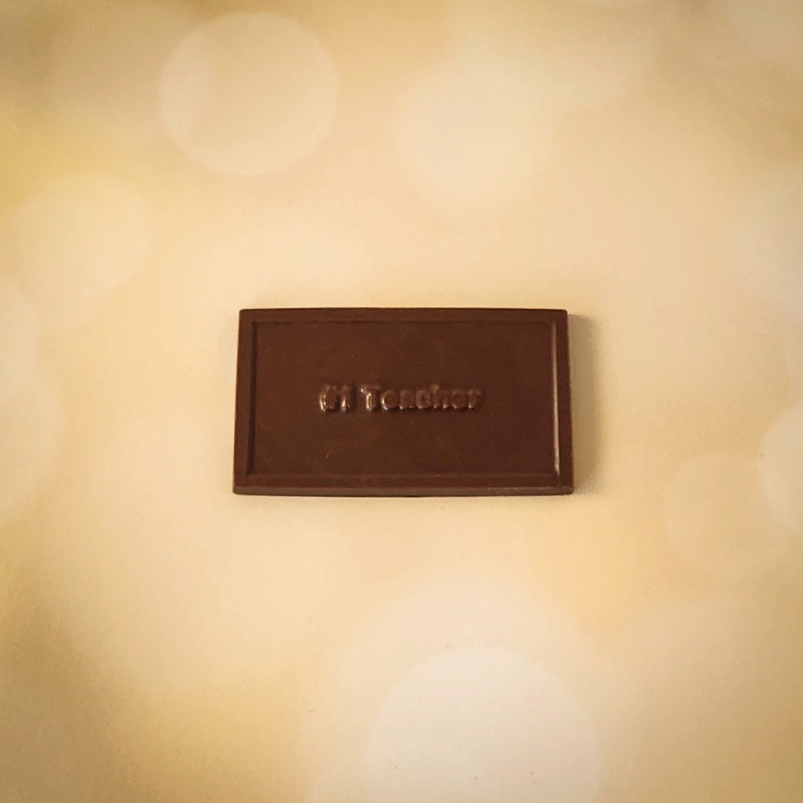 #1 Teacher Chocolate Card Teacher Appreciation
