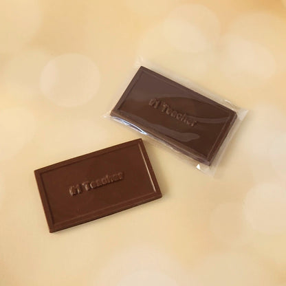 #1 Teacher Chocolate Card Teacher Appreciation